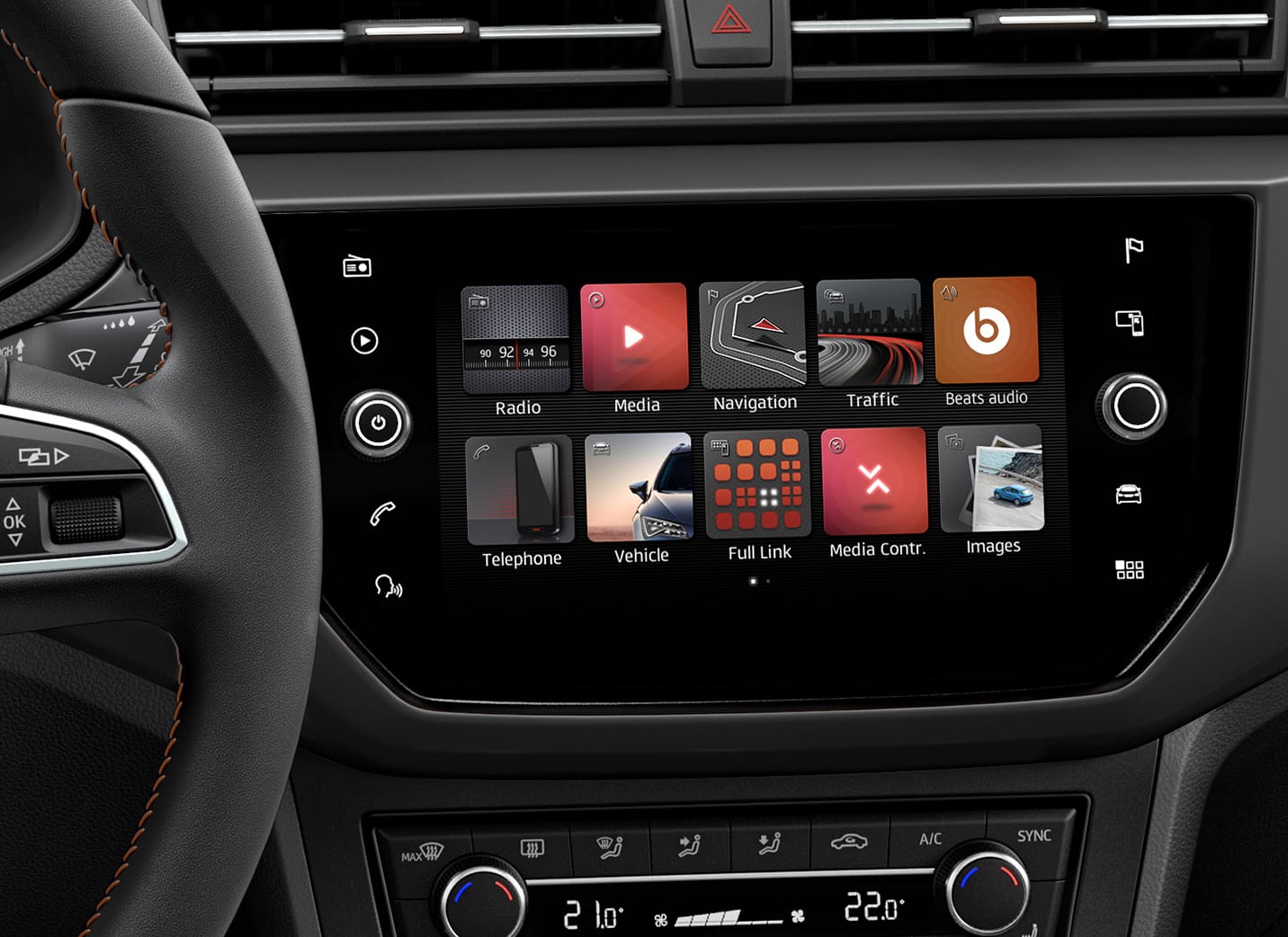 Seat Ibiza Beats beats touchscreen